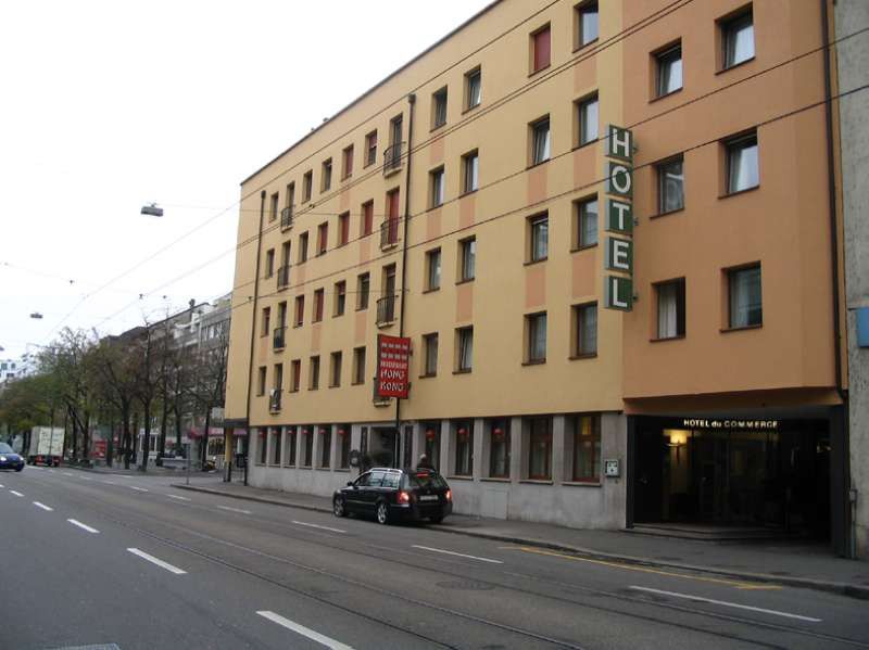 Hotel Du Commerce Basel Exterior foto