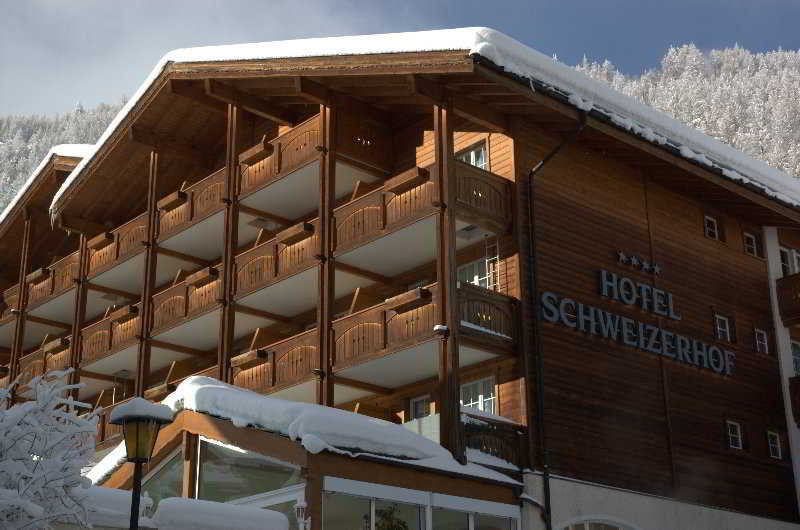 Wellnesshotel Schweizerhof Saas-Fee Exterior foto