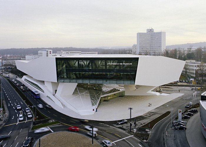 Porsche Museum Delugan Meissl?s Stuttgart Porsche Museum made of concrete and ... photo