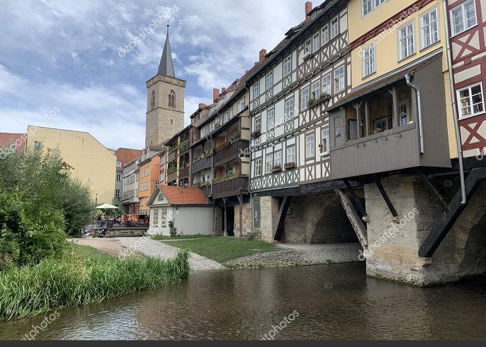 Merchants Bridge Merchants' Bridge River Erfurt Germany – Stock Editorial Photo ... photo