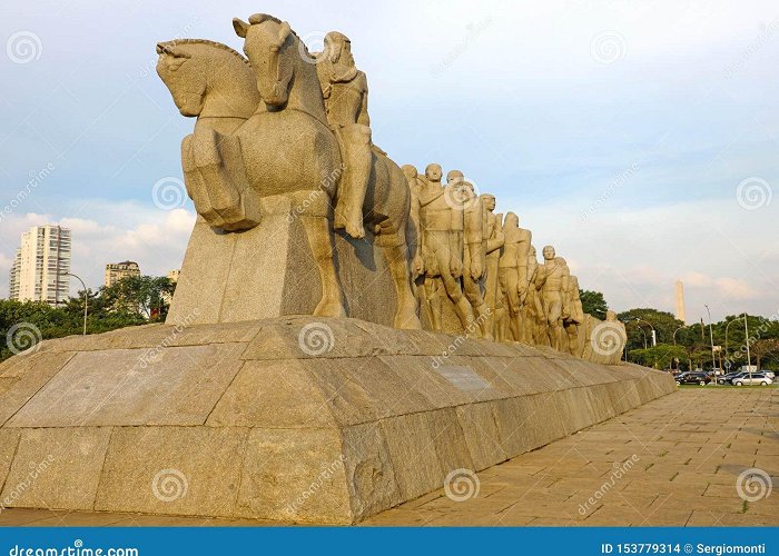 Monumento as Bandeiras Monumento As Bandeiras Monument To the Flags in Ibirapuera Park ... photo