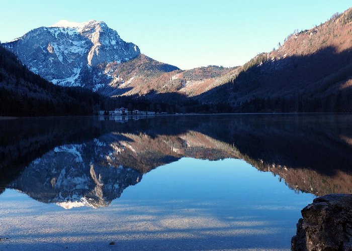 Feuerkogelbahn Vord. and Hint. Signalkogel-Langbath lakes, Ebensee • Hiking route ... photo