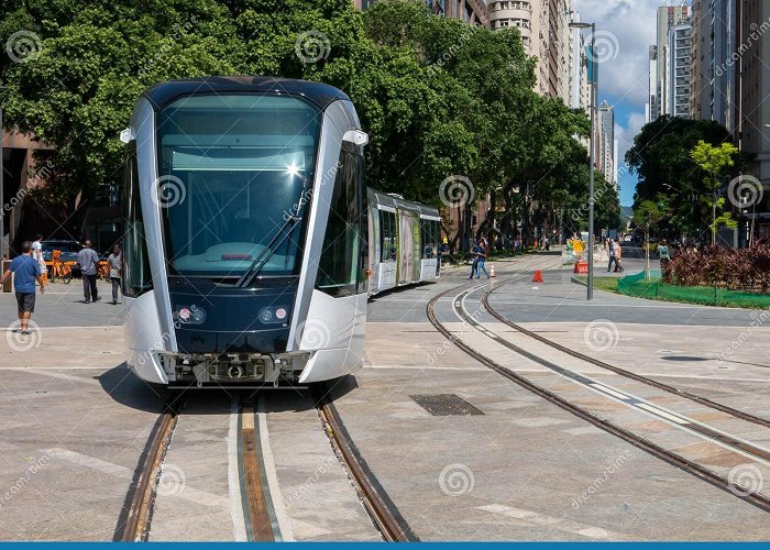 Maua Square New Rio De Janeiro Tram in Test in Maua Square Praca Maua ... photo