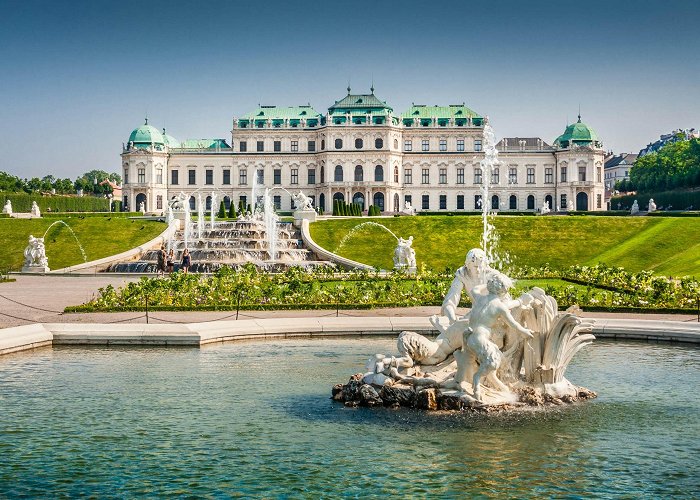 Belvedere Palace Schloss Belvedere | Schloss Belvedere to the Canal, Vienna ... photo