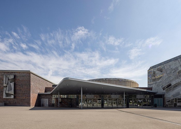 Liederhalle Liederhalle Stuttgart, Germany (1955-56) by Rolf Gutbrod and Adolf ... photo