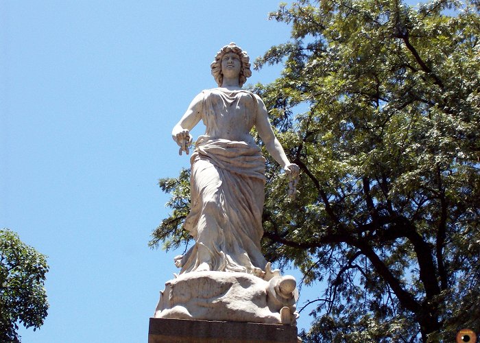 Plaza Independencia Estatua de la Libertad by Lola Mora in Plaza Independencia, San ... photo