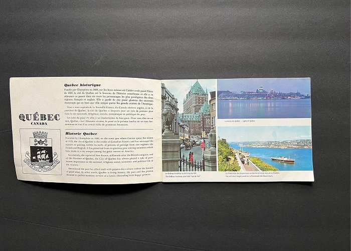 La Promenade des Gouverneurs Vintage Quebec Postcards and Travel Souvenir Booklet Canada ... photo