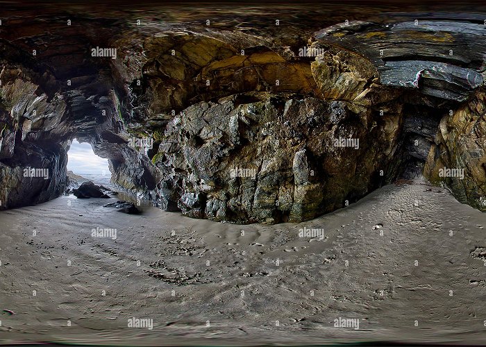 Gruta das Encantadas 360° view of Grotto of Enchanted - Ilha do Mel - Brazil - Alamy photo