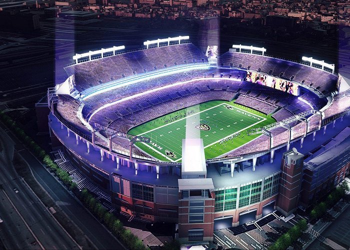 M&T Bank Stadium Baltimore: New giant screens installed at M&T Bank Stadium ... photo