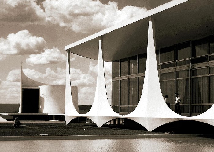 Palácio da Alvorada - Official Residence of the President Alborada Palace and Chapel, Brasilia - Oscar Niemeyer ... photo