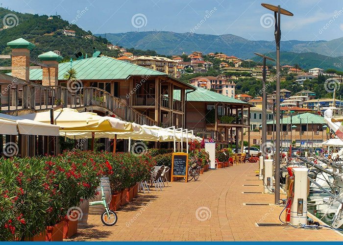 Varazze tourist's port Varazze, Italy - Promenade Alongside the Marina Stock Image ... photo