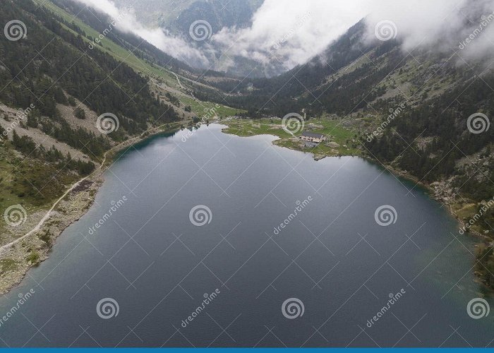 Gaube Lake Gaube Lake, Lac De Gaube is a Lake in the French Pyrenees, in the ... photo
