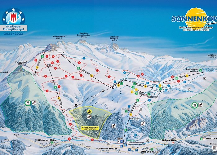 Sonnenkopfbahn Ski resorts in the Lechtal Alps | Outdooractive photo