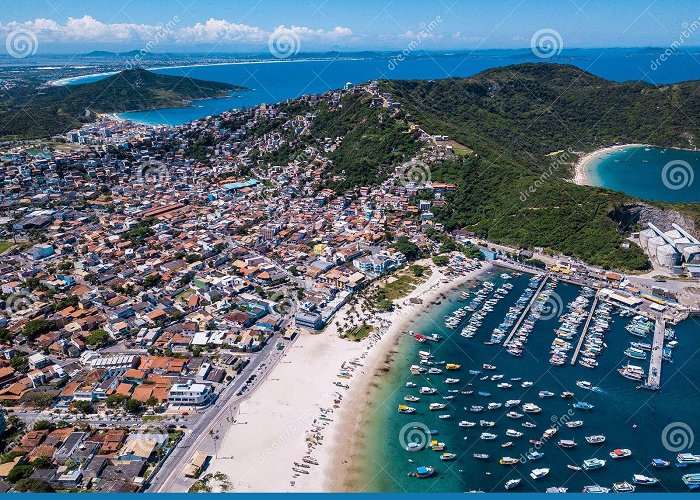 Praia dos Anjos Beach Beautiful City Arraial Do Cabo Brazil. Praia Dos Anjos. Aerial ... photo