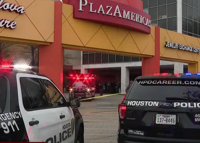 PlazAmericas Mall Texas PlazAmericas Mall shooting leaves cop, suspect dead photo