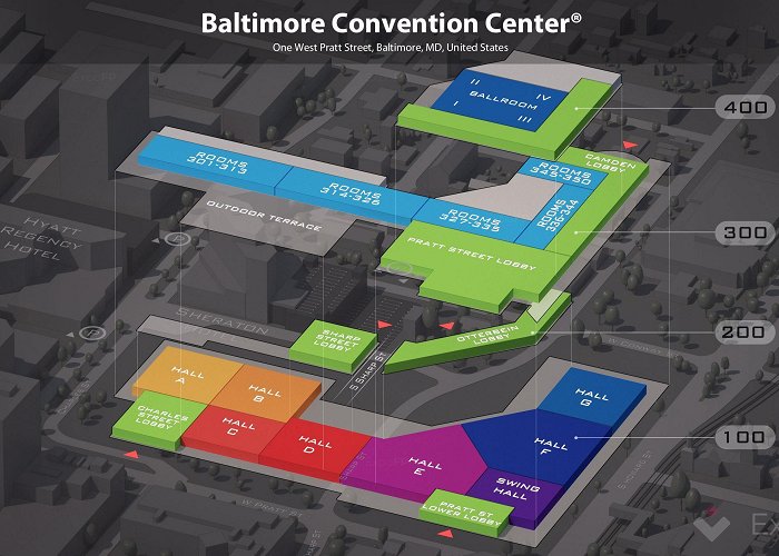 Baltimore Convention Center Baltimore Convention Center floor plan photo