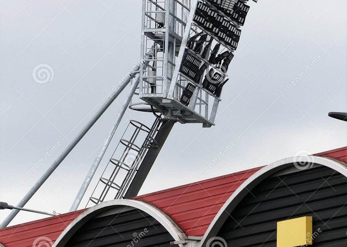 Watford Stadium Floodlights Above Vicarage Road Stadium, Watford Stock Photo ... photo