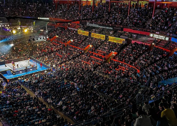 Mexico City Arena Arena Mexico with a full capacity crowd for CMLL Grand Prix 2022 ... photo