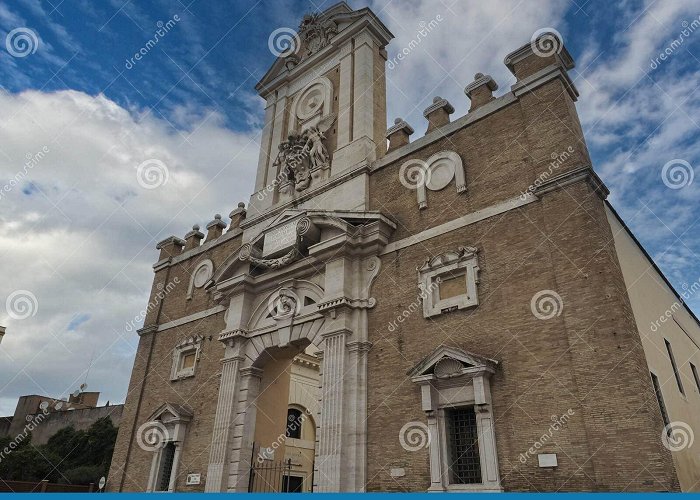 Porta Pia Facade of Porta Pia Designed by Michelangelo, Rome Stock Image ... photo