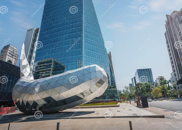 Faria Lima Avenue Metallic Whale at Brigadeiro Faria Lima Avenue - Created by by Pei ... photo