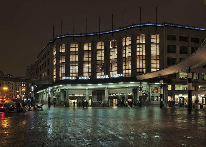 Brussels Central Station Brussels Central Station, 1952 by Victor Horta: History, Analysis ... photo