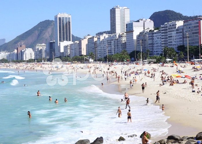 Leme Beach Copacabana Beach - Rio de Janeiro | Stock Video | Pond5 photo