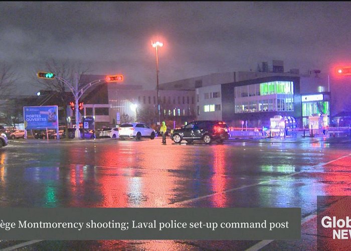 Montmorency College Police set up command post in Laval | Watch News Videos Online photo