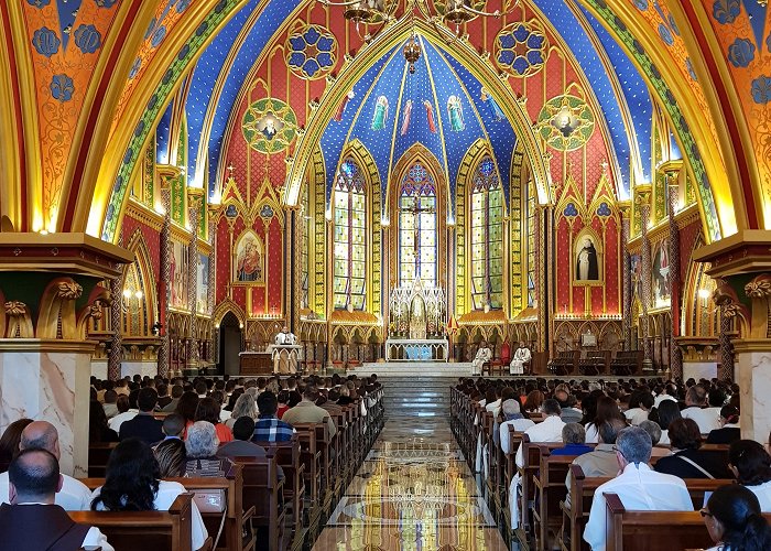 Parish of Our Lady of Brasil Sunday mass at the Basilica of Our Lady of the Rosary - São Paulo ... photo