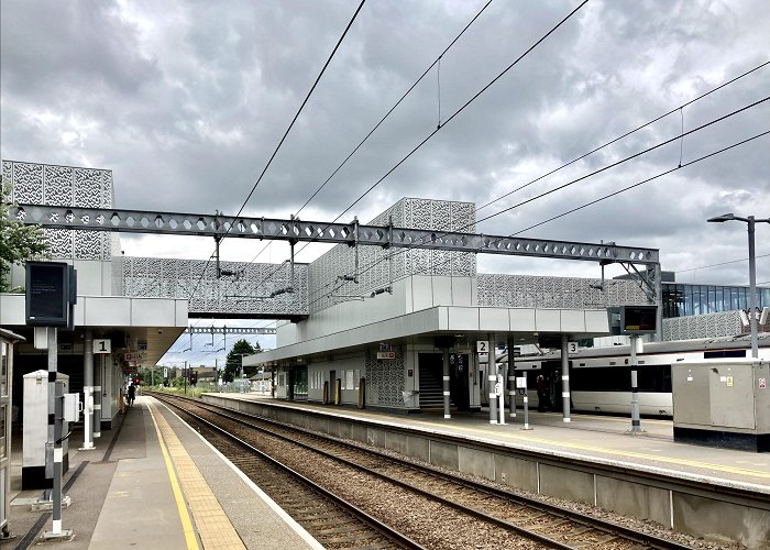 Cambridge Train Station A Fearsome Beauty (Cambridge North station, Cambridgeshire, UK ... photo