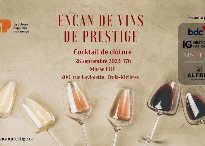 Musee quebecois de culture populaire Cocktail VIP - Encan de vins de prestige - Fondation du Musée POP photo