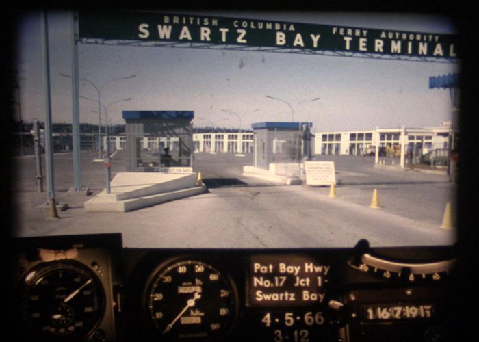 Swartz Bay Ferry Terminal Time Travel from Victoria to Sidney in 1966 | TranBC photo