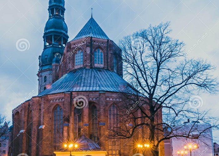 Saint Peter's Church St. Peter`s Church is a Lutheran Church in Riga, Latvia Stock ... photo