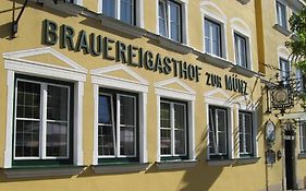 Hotel Brauereigasthof zur Münz seit 1586 Günzburg Exterior photo