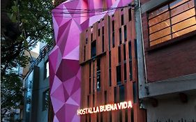 Hostel Hostal La Buena Vida Mexiko-Stadt Exterior photo