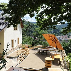 Ferienwohnung Luxusboofe - Ferienhaus am Lilienstein Königstein Exterior photo