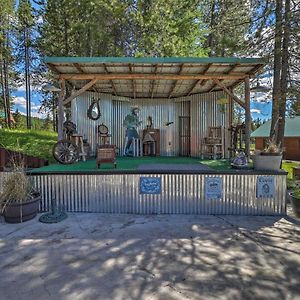 40-Acre Trego Resort Cabin With Lake And Trails! Exterior photo