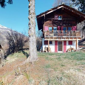 Ferienwohnung Idyllic Chalet In Evolene, With View On The Dent Blanche And The Mountains Exterior photo