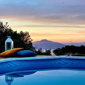 Family Villa In Sorrento Coast Pool & View SantʼAgata sui Due Golfi Exterior photo