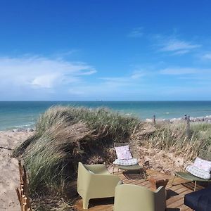 Villa Sangatte " Les Terrasses" Maison Front De Mer Les Pieds Dans L'Eau Pleine De Charme Cap Blanc Nez Cote D'Opale Exterior photo