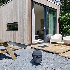 Villa Modern Tiny House Op Rustig Watersportpark Elahuizen Exterior photo