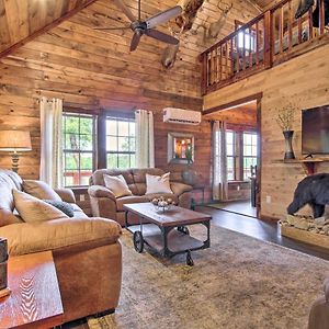 Villa Secluded Log Cabin With Decks, Views And Lake Access Elizabeth Exterior photo