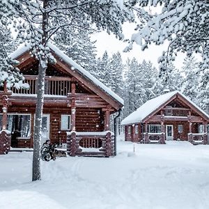 Villa Lampiranta Log Cabin Hossa Exterior photo