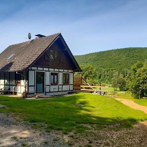 Villa Chalet Haus am Fluss Wahmbeck Exterior photo