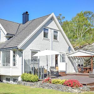 Beach Front Home In Aksdal With House Sea View Exterior photo