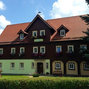 Hotel Pension Immergrün Kurort Jonsdorf Exterior photo