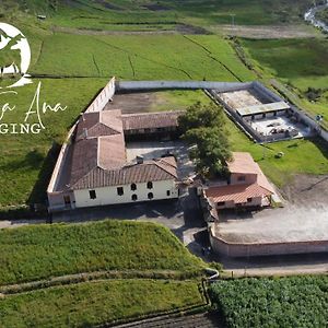 Bed and Breakfast Hacienda Santa Ana Lodging Guamote Exterior photo