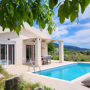 Casa O' - Neues Ferienhaus mit großer Terrasse und privatem Swimmingpool Skala Potamia  Exterior photo