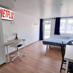 Ferienwohnung Studio En Rez De Jardin Avec Terrasse Privee - Le Petit Chateau Avesnois - Tv - Wifi - Logement Complet Avesnes-sur-Helpe Exterior photo