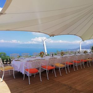 Elegant Sorrento Coast Villa With Pool And Tennis Court Massa Lubrense Exterior photo