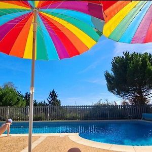 Villa Maison Familiale Avec Piscine Privee, Jeux Pour Enfants, Salle De Sport Et Wifi En Dordogne - Fr-1-616-70 Cherveix-Cubas Exterior photo